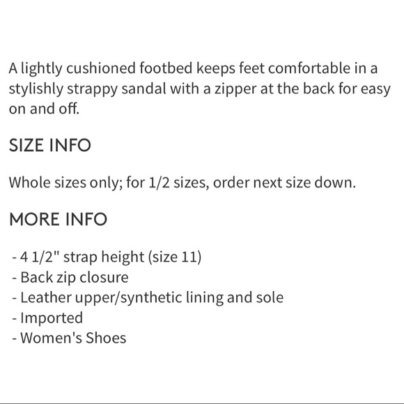 SOLD ⛔️ NEW Born Feon Toe Loop Gladiator Sandal Black - Picture 10 of 11